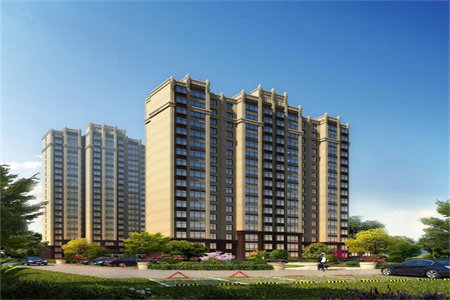 平章府13楼106平三室精装带车库80万可按揭